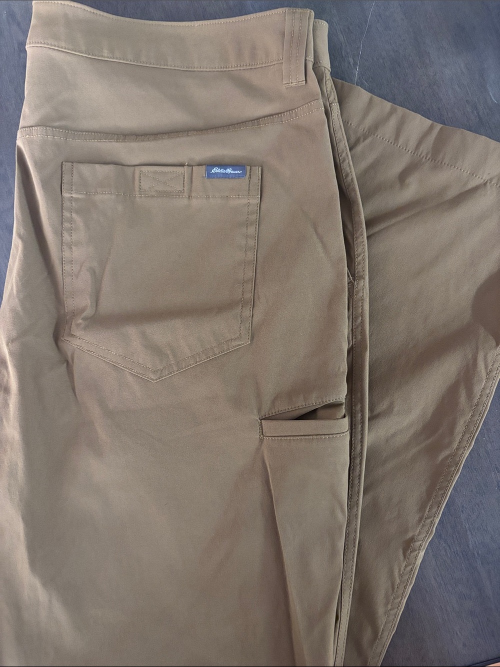 Eddie Bauer Men's Khaki Utility Cargo Pants
